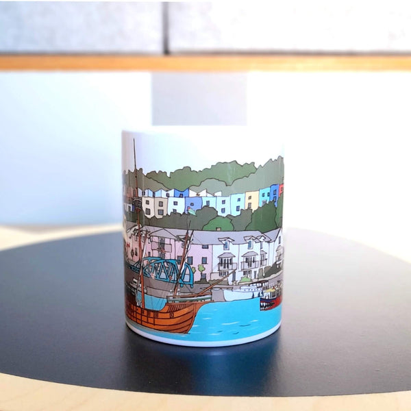 Load image into Gallery viewer, Bristol Ceramic Mug - Bristol Matthew &amp; Colourful Houses
