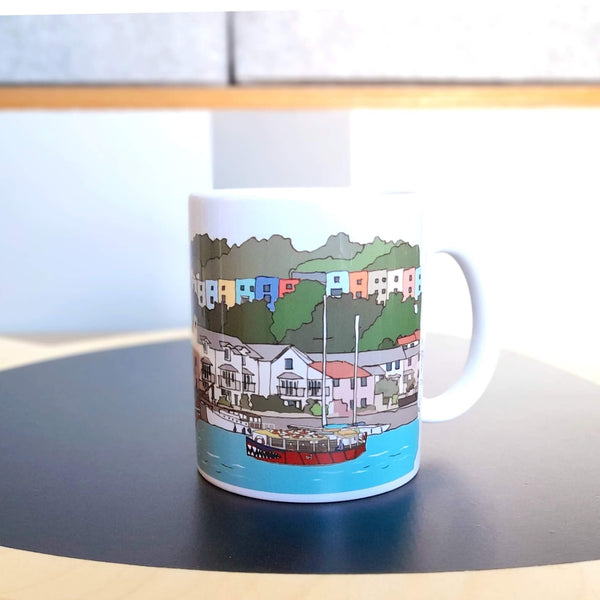 Load image into Gallery viewer, Bristol Ceramic Mug - Bristol Matthew &amp; Colourful Houses
