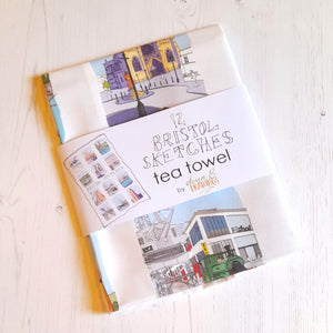Bristol Tea Towel - Sketches Twelve