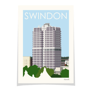 SWINDON Murray John Tower Print