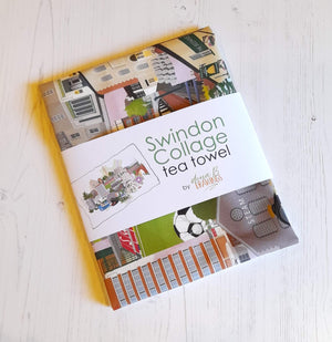Swindon Tea Towel - Swindon Collage