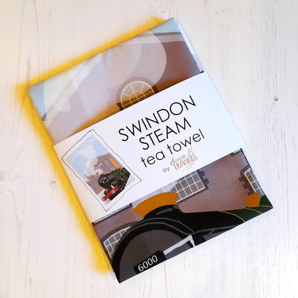 Load image into Gallery viewer, Swindon Tea Towel - Swindon STEAM Museum &amp; Engine
