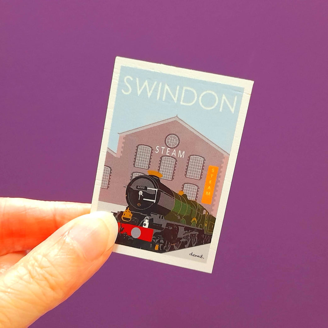 Swindon Wooden Magnet - STEAM Museum