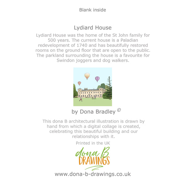 Load image into Gallery viewer, Swindon Lydiard House greetings card
