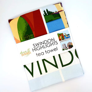 Swindon Tea Towel - Swindon Highlights