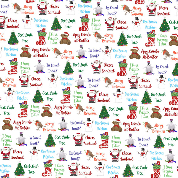 Load image into Gallery viewer, Bristol (Brizzle) Christmas wrap &amp; tags
