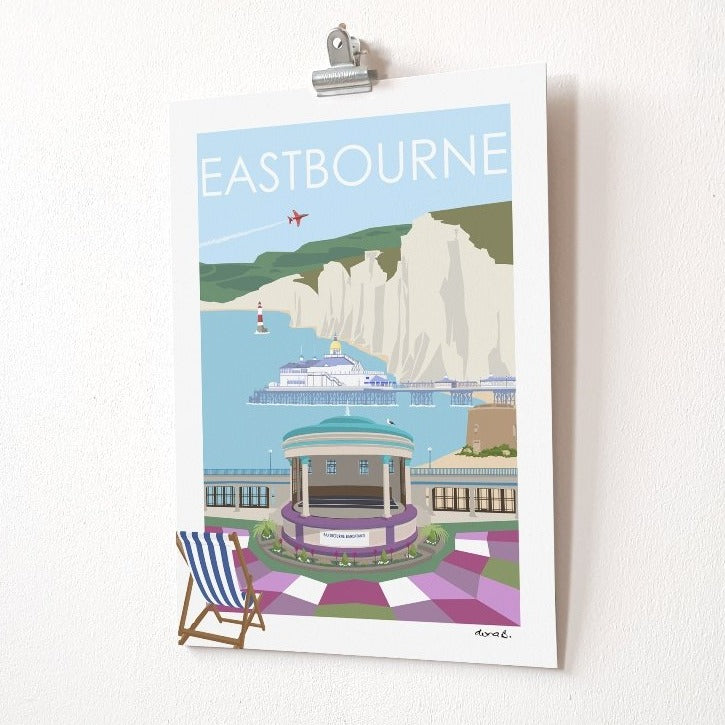 Eastbourne Travel Poster Art Quality Print