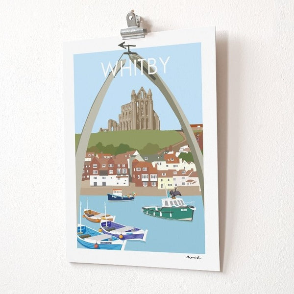 Load image into Gallery viewer, Whitby Travel Poster Art Quality Print
