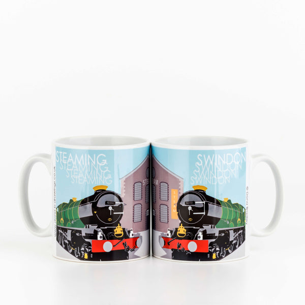 Load image into Gallery viewer, Swindon Ceramic Mug - Steaming Swindon

