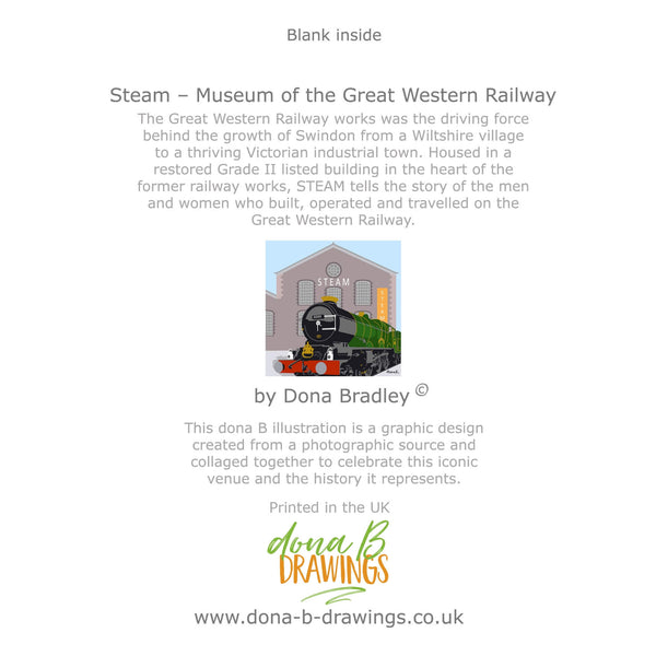 Load image into Gallery viewer, Swindon STEAM Museum greetings card

