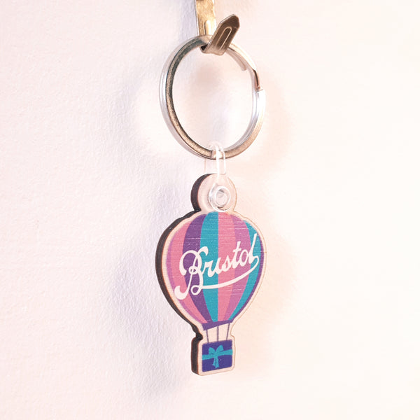 Load image into Gallery viewer, Special Edition Bristol wooden keyring

