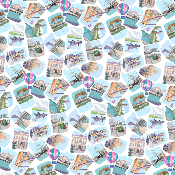 Load image into Gallery viewer, Bristol Gift Wrapping Paper &amp; Tags Pack
