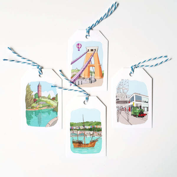 Load image into Gallery viewer, Bristol Gift Wrapping Paper &amp; Tags Pack
