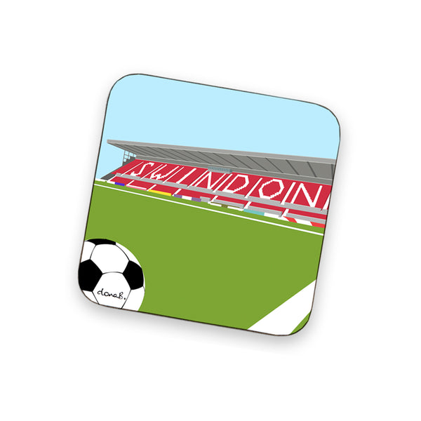 Load image into Gallery viewer, Swindon Coaster - Swindon Football County Ground
