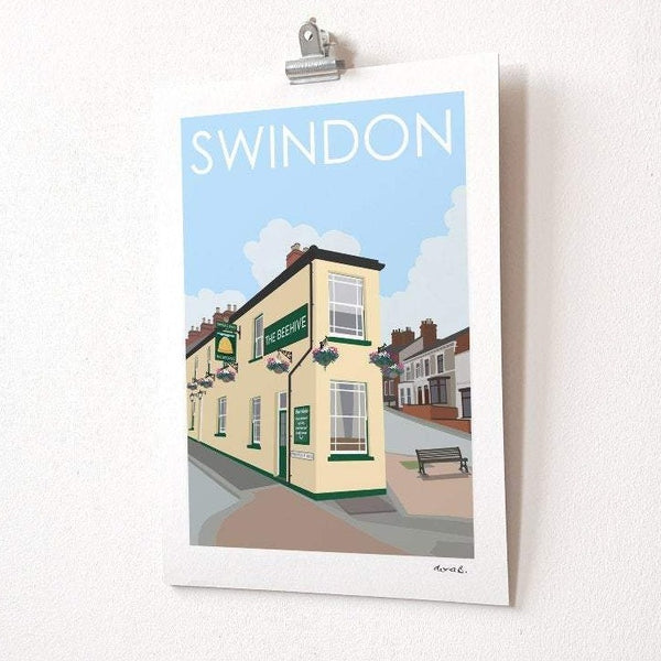 Load image into Gallery viewer, SWINDON Beehive Print
