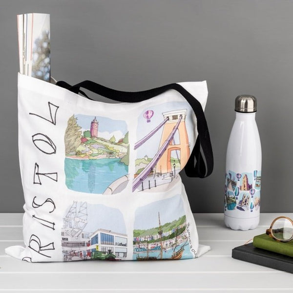Load image into Gallery viewer, Bristol Tote Bag - Sketches Eight
